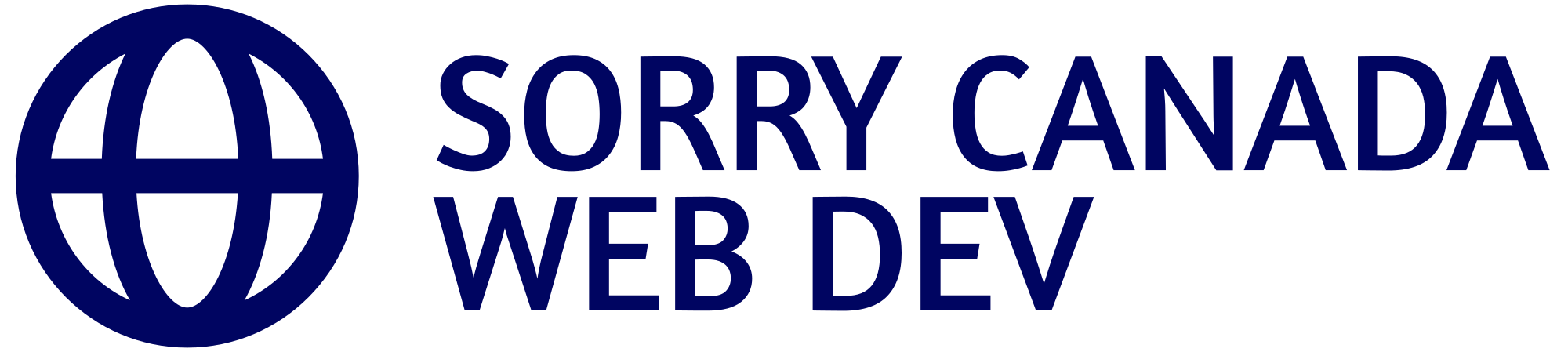 sorry canada web dev logo